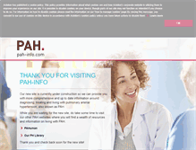 Tablet Screenshot of pah-info.com